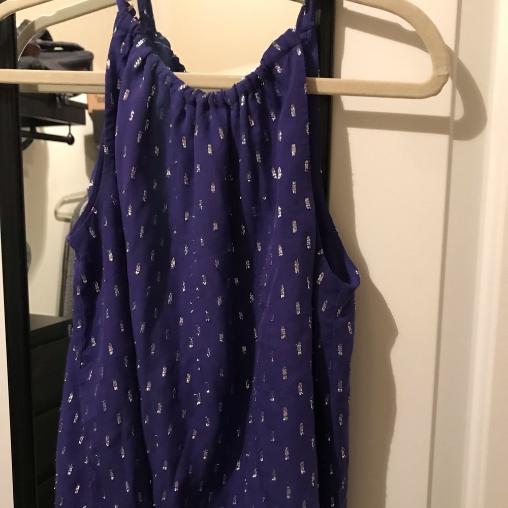 LILLY PULITZER SHIMMERY PURPLE TANK